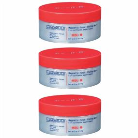 img 4 attached to 3 Pack Of Giovanni Magnetic Force Styling Wax - 2 Oz. For Firm Hold, Conditioned And Shiny Hair With Added Volume And Scalp Soothing Benefits