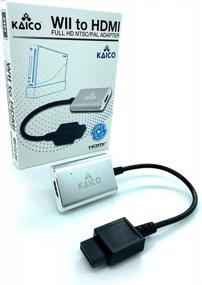 img 4 attached to Upgrade Your Nintendo Wii Experience With Kaico HDMI Adapter - Enjoy High Quality Component Output And Easy Plug & Play Functionality For NTSC And PAL Consoles