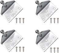 💪 beneges set of 4 universal gas spring lift support strut brackets, 10mm ball stud mounting, with screws - 112.4 lbs / 500 n force per set logo