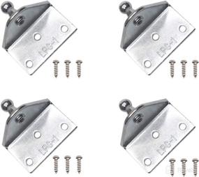 img 3 attached to 💪 Beneges Set of 4 Universal Gas Spring Lift Support Strut Brackets, 10mm Ball Stud Mounting, With Screws - 112.4 Lbs / 500 N Force Per Set