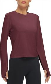 img 1 attached to Get Fit In Style With Bestisun Women'S Long Sleeve Open Back Athletic Wear For Yoga And Workout At The Gym