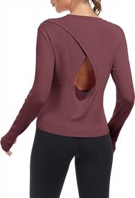 img 2 attached to Get Fit In Style With Bestisun Women'S Long Sleeve Open Back Athletic Wear For Yoga And Workout At The Gym