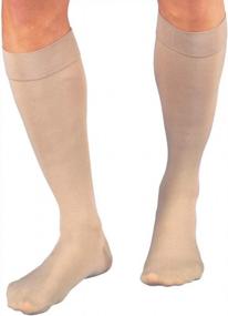 img 4 attached to Relieve Leg Discomfort With JOBST Beige Knee-High Compression Socks, 30-40 MmHg, Closed Toe - Petite Small Size