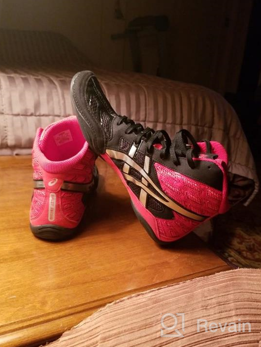 img 1 attached to 🤼 ASICS Split Second Wrestling Shoes in Silver review by Sean Chambers