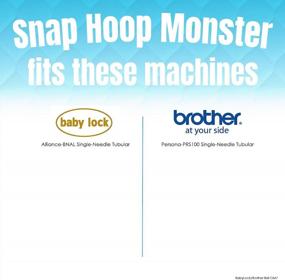 img 1 attached to 🧵 Revolutionary Multi Needle Snap Hoop Monster - 8 x 8: Simplify your Embroidery Projects!