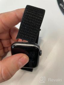 img 5 attached to Nylon strap for Apple Watch 42/44/45 mm (Black)