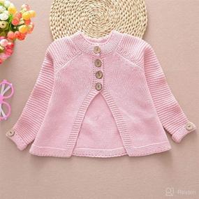 img 3 attached to Toddler Clothes Knitted Sweater Cardigan Apparel & Accessories Baby Boys ~ Clothing