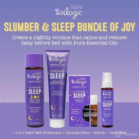 img 3 attached to 👶 Oilogic Baby Essentials - Slumber & Sleep Essential Oil Gift Set: Roll-On Oil, Calming Cream, Vapor Bath & Linen Mist - Lavender & Chamomile Blend