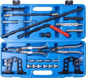 img 4 attached to Cylinder Head Service Set Tool Kit Valve Spring Compressor Removal Installer Replacement - Suitable for 8, 16, and 24 Valve Engines