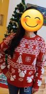 img 1 attached to Festive And Cozy: Miessial Women'S Christmas Knit Sweater review by Louis Loebis