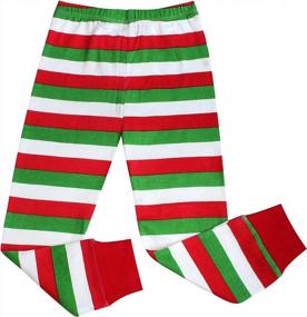 img 2 attached to Deck The Halls With Adorable Girls Christmas Pajamas - A Perfect Gift Set For Children'S Cotton Sleepwear