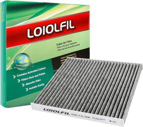 img 4 attached to 🚗 LOIOLFIL Cabin Air Filter Replacement for Toyota Tacoma (2005-2021), Dodge Dart (2013-2016), Pontiac Vibe (2003-2008) - CF10374 FD374 CP374 BE-374 with Activated Carbon (1 Pack)