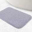 soft and absorbent bath mat for bathroom, non-slip microfiber fluffy rug, machine washable - baby lavender, 16"x24" by vanzavanzu logo