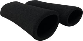 img 1 attached to 🏍️ Anti Vibration Grip Covers Comfort Foam Slip On for All Handgrips - PUSSY GRIPS Motorcycle