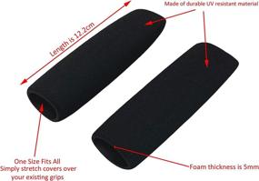 img 3 attached to 🏍️ Anti Vibration Grip Covers Comfort Foam Slip On for All Handgrips - PUSSY GRIPS Motorcycle