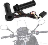 🔥 heated grips for motorcycle handlebar - universal electric fast atv 1 pair 22mm(7/8'') handlebar grips логотип