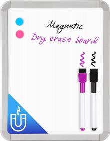 img 4 attached to Mini Dry Erase Board For Students & Home Use: VUSIGN Small Whiteboard - 8.5 X 11 Inches