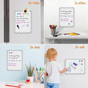 img 2 attached to Mini Dry Erase Board For Students & Home Use: VUSIGN Small Whiteboard - 8.5 X 11 Inches