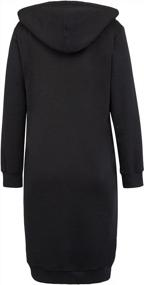 img 3 attached to Women'S Long Hoodies Tunic Fleece Jackets Knitted Casual Sweatshirt Zip Up - DUOYANGJIASHA