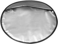 🔆 stay cool with steering wheel sun shade cover: heat-blocking aluminum foil steering wheel cover for suv truck van логотип