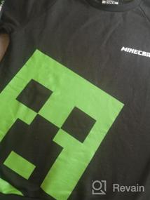 img 5 attached to 👾 Minecraft Boys' Creeper Sweatshirt: The Ultimate Pixelated Gaming Apparel