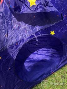 img 8 attached to Homfu Purple-Ball Bit 3-в-1 Pop Up Tunnel Tent для детей, играющих в помещении и на улице - идеально подходит для мальчиков и девочек