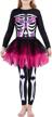 lovekider girls 3d skeleton cosplay jumpsuit bodysuit halloween costume (size 7-14) logo