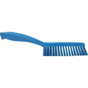 img 3 attached to 🧹 Vikan 41953 Fine Sweep Hand Brush: Polypropylene & Polyester Bristle, 11-25/32" Blue - Effective Cleaning Tool