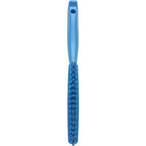 img 2 attached to 🧹 Vikan 41953 Fine Sweep Hand Brush: Polypropylene & Polyester Bristle, 11-25/32" Blue - Effective Cleaning Tool