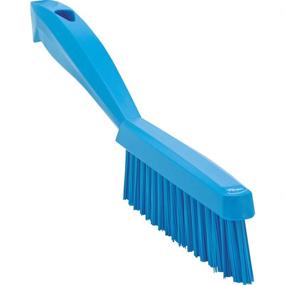 img 4 attached to 🧹 Vikan 41953 Fine Sweep Hand Brush: Polypropylene & Polyester Bristle, 11-25/32" Blue - Effective Cleaning Tool