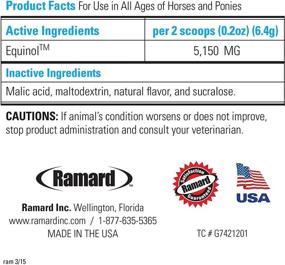 img 1 attached to Ramard Total Equine Relief - Добавка Total Equine для ухода за здоровьем суставов и сухожилий, корм для лошадей против отеков и дискомфорта, добавка для повышения производительности и тренировок лошадей, 18 унций в ванне
