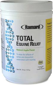 img 4 attached to Ramard Total Equine Relief - Добавка Total Equine для ухода за здоровьем суставов и сухожилий, корм для лошадей против отеков и дискомфорта, добавка для повышения производительности и тренировок лошадей, 18 унций в ванне
