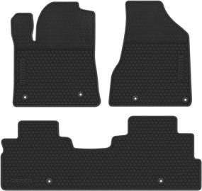 img 4 attached to Biosp Vehicle Fit All Weather Odorless Interior Accessories best: Floor Mats & Cargo Liners