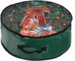 propik christmas wreath storage bag with clear window - 36" garland holiday container for easy organization - tear-resistant fabric - green, 36" x 36" x 8 logo
