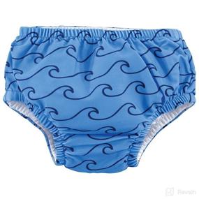 img 1 attached to 🦈 Hudson Baby Unisex Swim Diapers, Shark Design, Size 5 Toddler