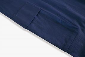 img 1 attached to Stay Stylish And Comfy This Summer With PASLTER Men'S Loose Fit Linen Cargo Pants With Pockets