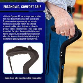 img 1 attached to ErgoActives' Ergocane 2G: The Ultimate Ergonomic And Shock Absorbing Walking Cane - As Seen On TV!