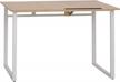adjustable oak drafting and drawing table with tiltable tabletop for artists and professionals by homcom logo