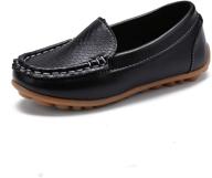 sofmuo leather loafers schooling walking boys' shoes : loafers логотип