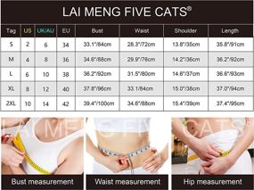 img 3 attached to LAI MENG FIVE CATS Sleeveless Women's Clothing in Dresses