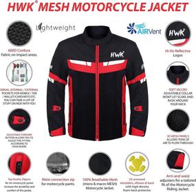 img 2 attached to Motorcycle Jacket Motorbike Armored Breathable Motorcycle & Powersports via Protective Gear