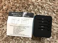 img 1 attached to Global Power Port: JMFONE Universal Travel Adapter With 4 USB Ports And Type-C Compatible In 170 Countries review by Clinton Youmans