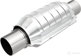 img 4 attached to 🚗 MagnaFlow Universal Catalytic Converter 51204: OEM Grade, Federal/EPA Compliant - Stainless Steel, 2in Inlet/Outlet, 13in Length - No O2 Sensor - OEM Replacement