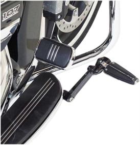 img 2 attached to 🏍️ Ciro 60120 Black Floorboard Highway Peg Mount for 2009-2016 FLH Touring Models