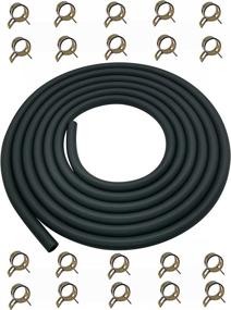 img 4 attached to 🔌 YAMAKATO 10 Feet 1/4 Inch ID Fuel Line Hose for Kawasaki, Kohler, Briggs & Stratton Engines: High-Quality Fuel Line Hose with 20 Clamp Rubber for Small Gas/Diesel Engines Generators