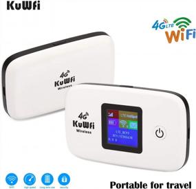 img 3 attached to 🌍 KuWFi 4G LTE Mobile WiFi Hotspot: Unlocked Router with SIM Card Slot for Travel in Europe, Caribbean, South America, Africa