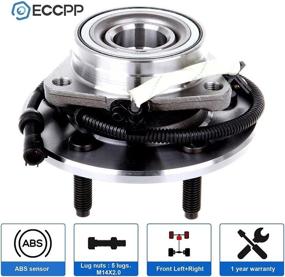 img 4 attached to 🔧 ECCPP 515029 Front Wheel Hub and Bearing Assembly for Ford F-150 Ford F-150 Heritage 2000-2004 - 5 lug 4x4 4WD with ABS - 3 Bolt Flange - 1 piece