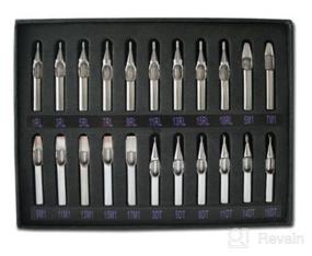 img 4 attached to High-Quality 22Pcs Tattoo Stainless Steel OTW TK 2 1 Set - Durable and Versatile