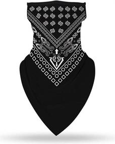 img 1 attached to 🏃 Stylish Outdoors Running Cycling Motorcycle Bandana Women's Accessories at Scarves & Wraps