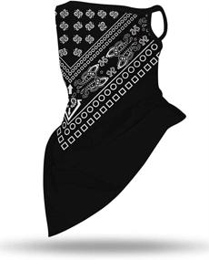 img 2 attached to 🏃 Stylish Outdoors Running Cycling Motorcycle Bandana Women's Accessories at Scarves & Wraps